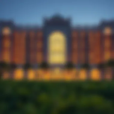 Stunning Facade of Zabeel Saray Luxurious exterior view of Zabeel Saray resort