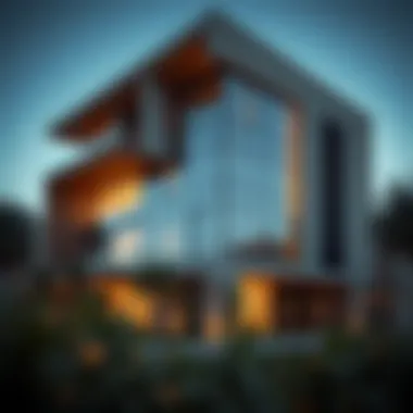 Modern Architectural Design of Zada Residence Exterior view of Zada Residence showcasing modern architecture